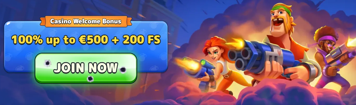 Pistolo Casino - bonus powitalny do 2250 PLN i 200 darmowych spinów